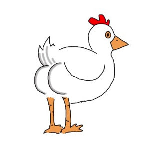 Chicken Butt Button – ROYGBIVS